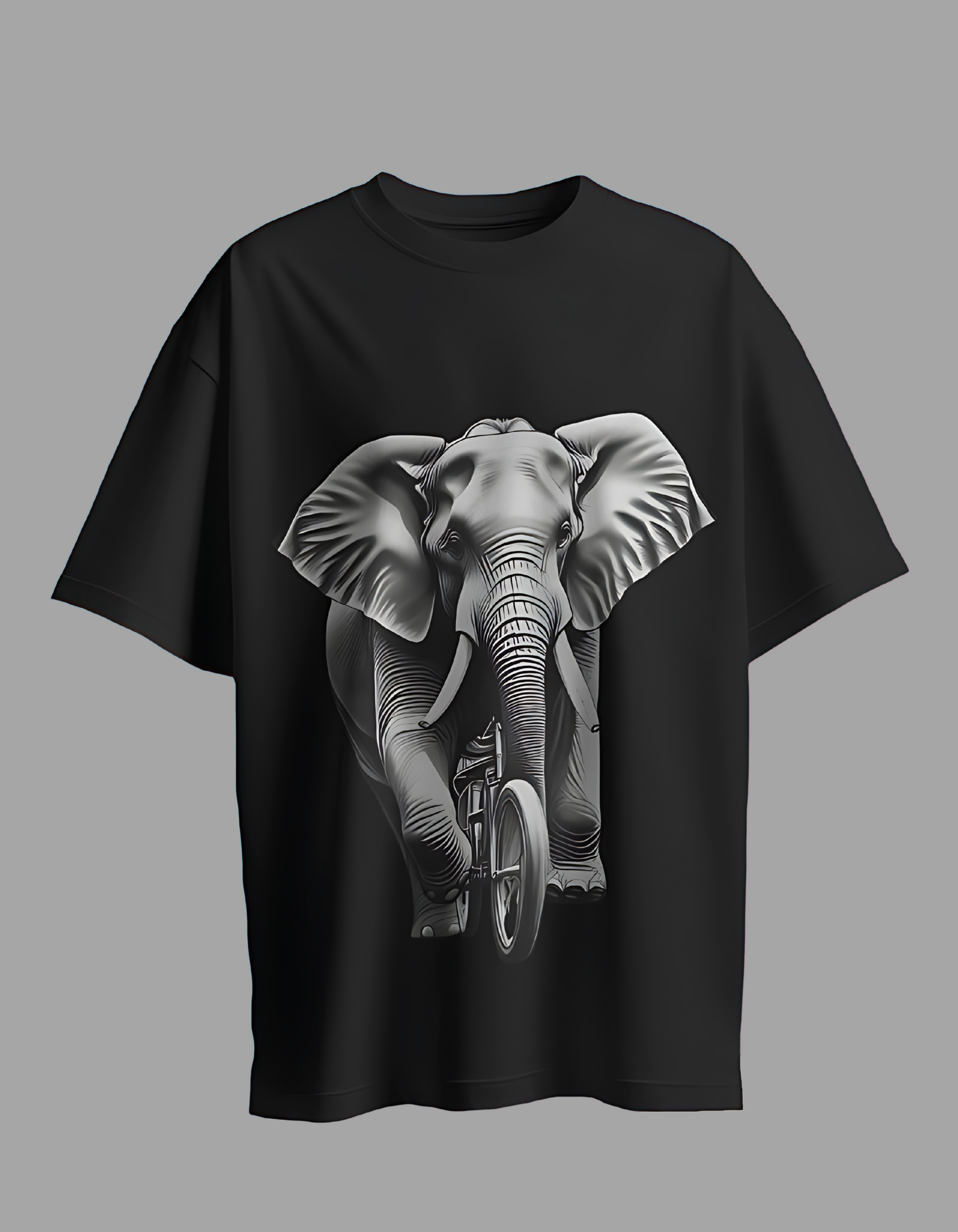 Elephantastic Ride: The Jumbo-Cycle Tee You Never Knew You Needed