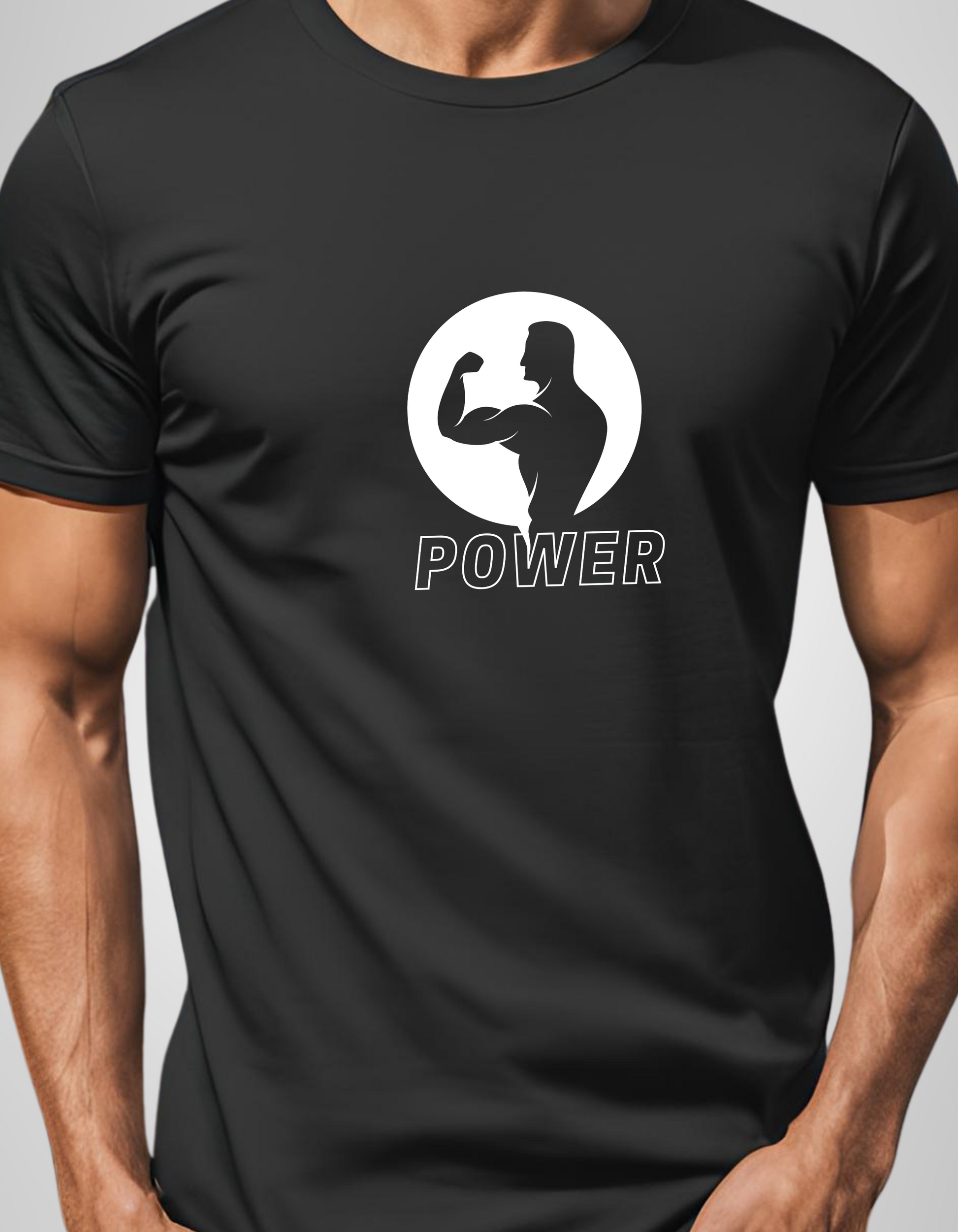 "Unleash Your Power" Men's Black T-Shirt