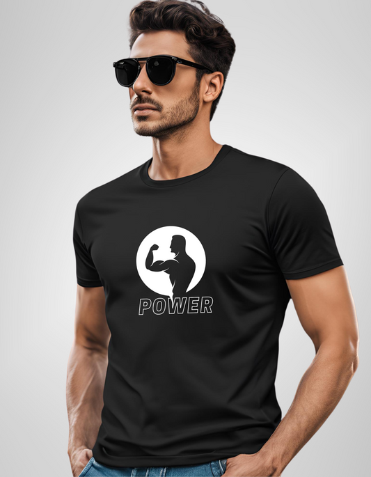 "Unleash Your Power" Men's Black T-Shirt