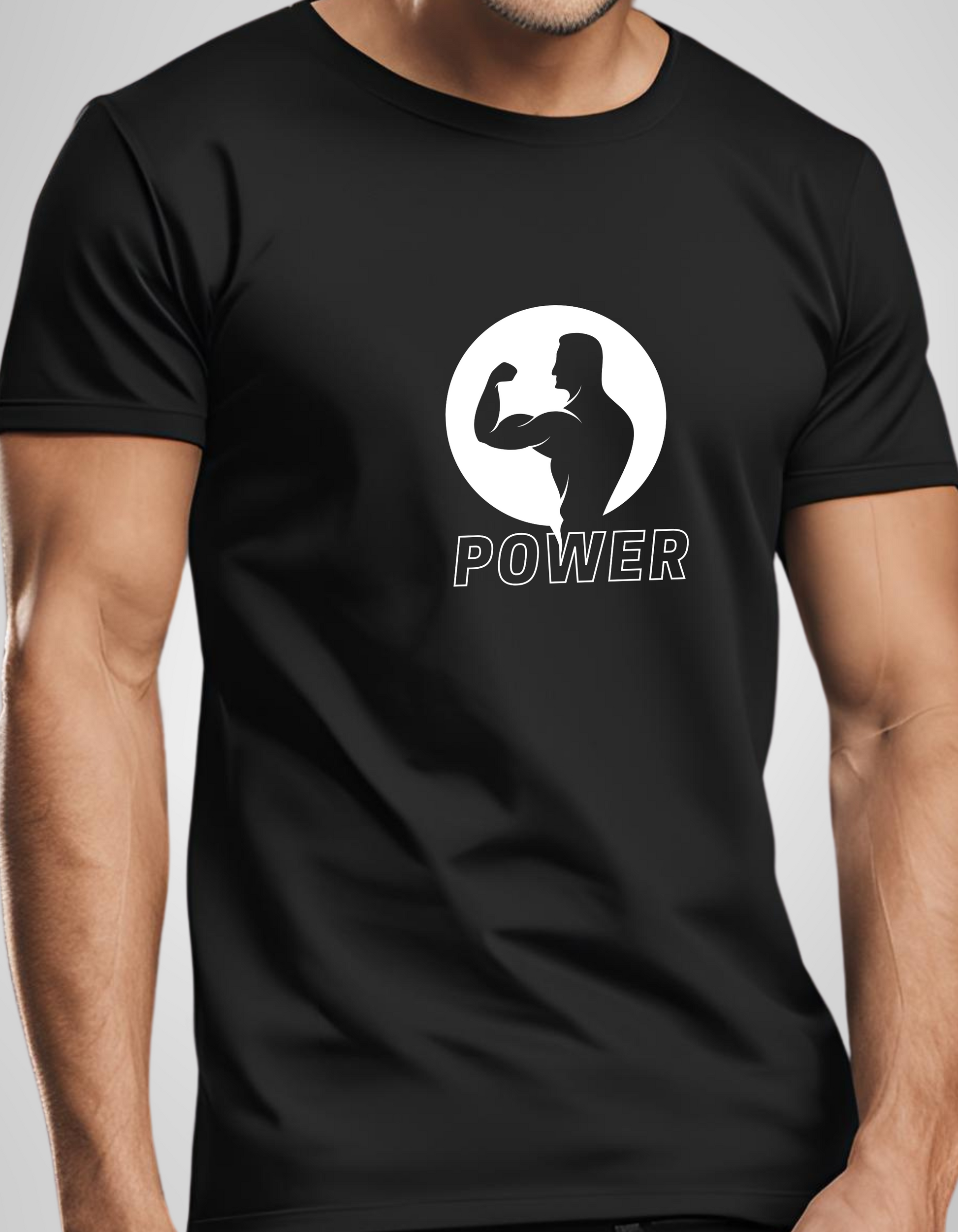 "Unleash Your Power" Men's Black T-Shirt