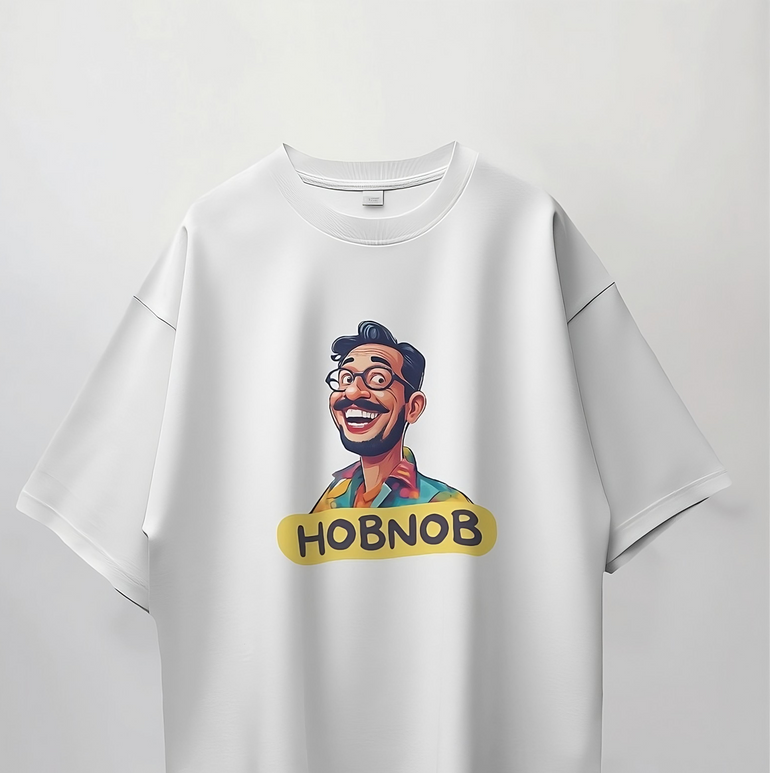 The Hilarious Hobnob Tee – Bigger, Bolder, Funnier