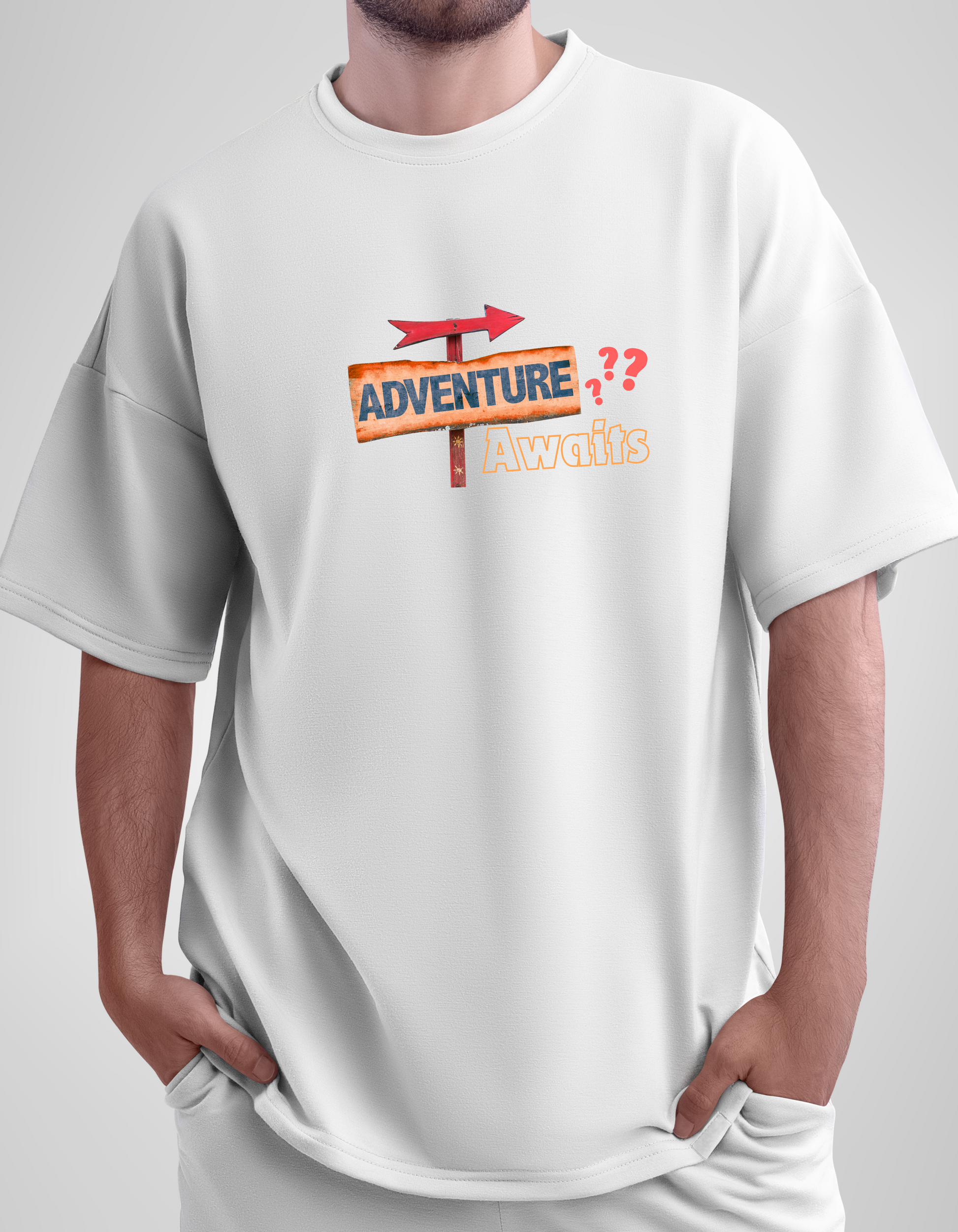Adventure Awaits? Maybe Later – The Oversized Tee for Procrastinating Adventurers!