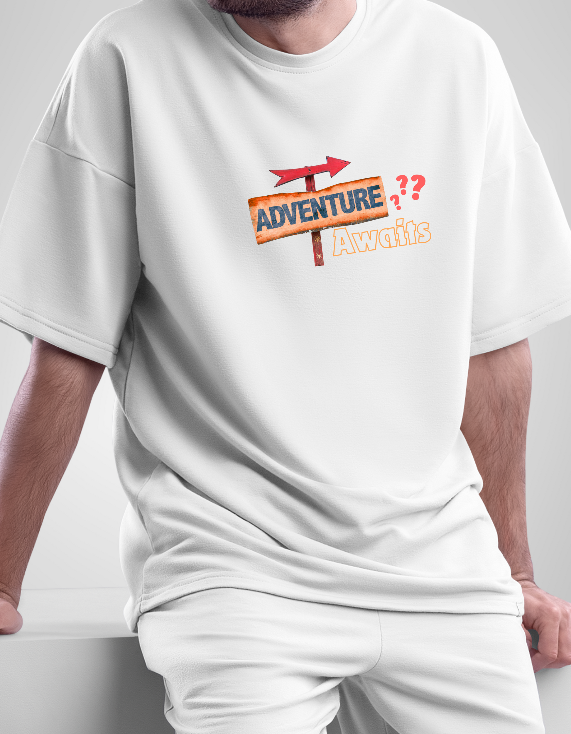 Adventure Awaits? Maybe Later – The Oversized Tee for Procrastinating Adventurers!