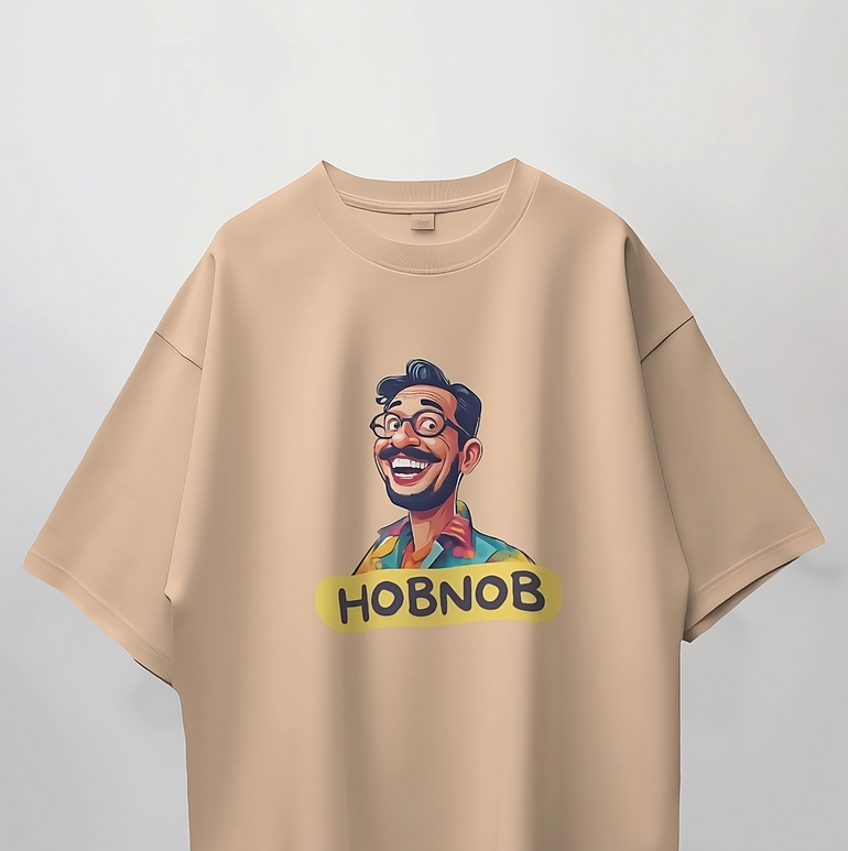 The Hilarious Hobnob Tee – Bigger, Bolder, Funnier