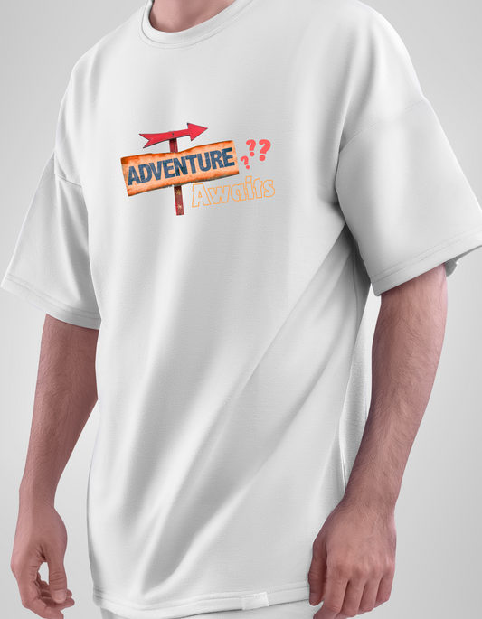 Adventure Awaits? Maybe Later – The Oversized Tee for Procrastinating Adventurers!