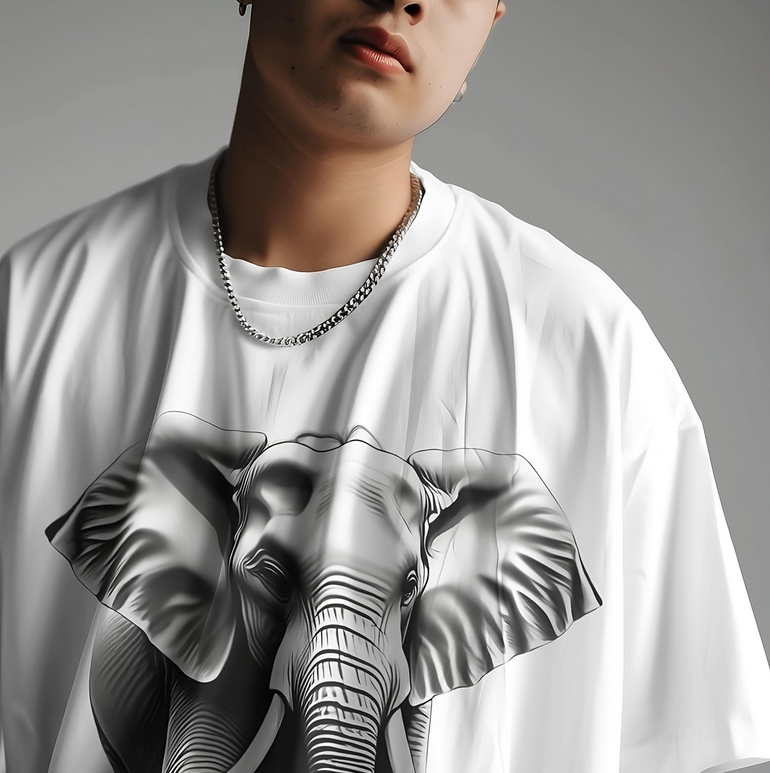 Elephantastic Ride: The Jumbo-Cycle Tee You Never Knew You Needed