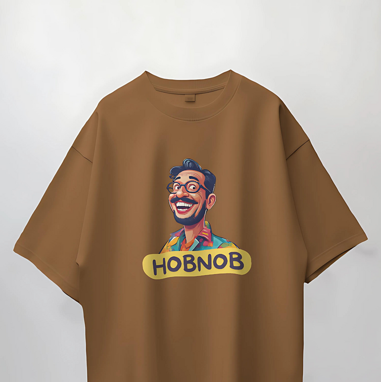 The Hilarious Hobnob Tee – Bigger, Bolder, Funnier