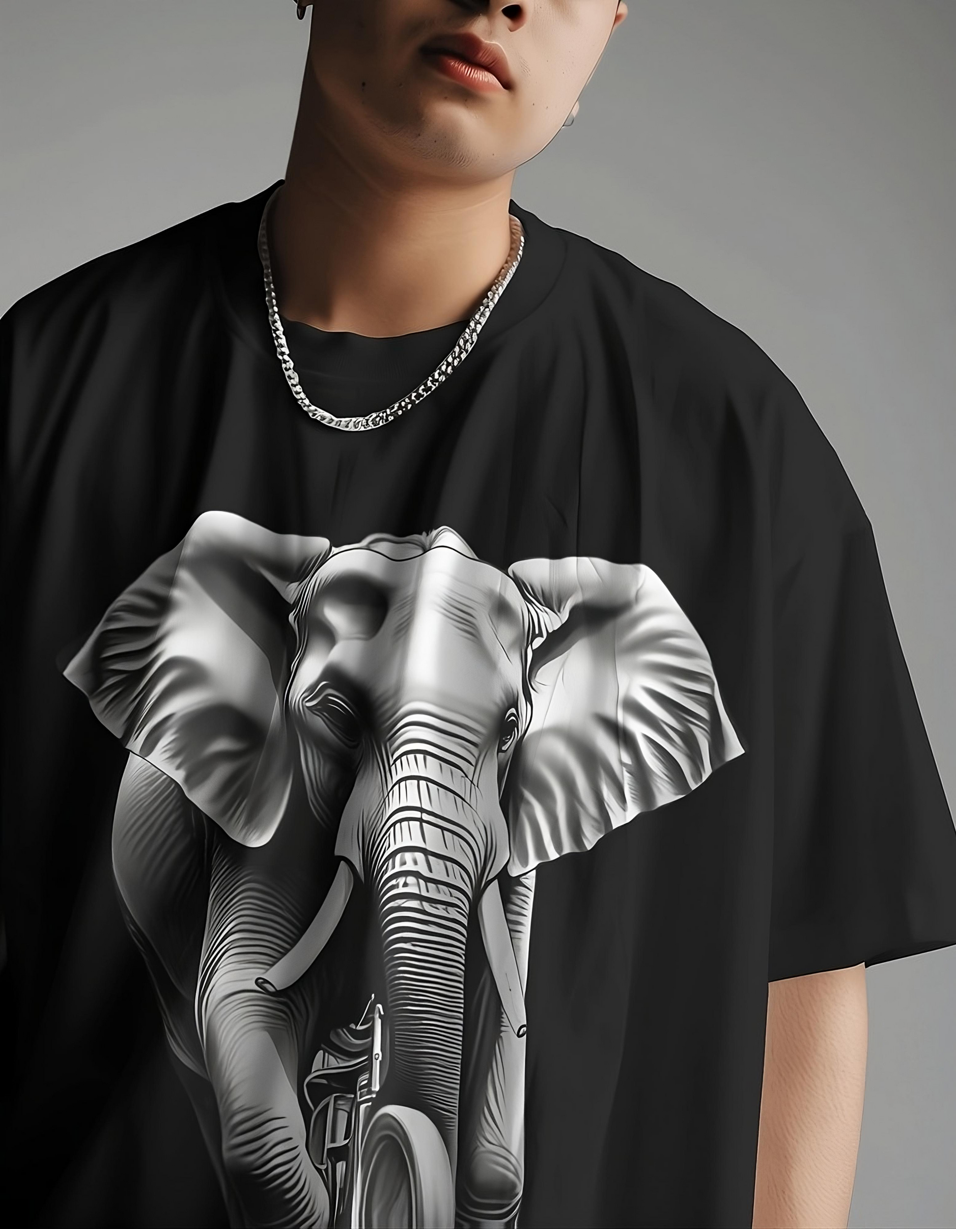 Elephantastic Ride: The Jumbo-Cycle Tee You Never Knew You Needed
