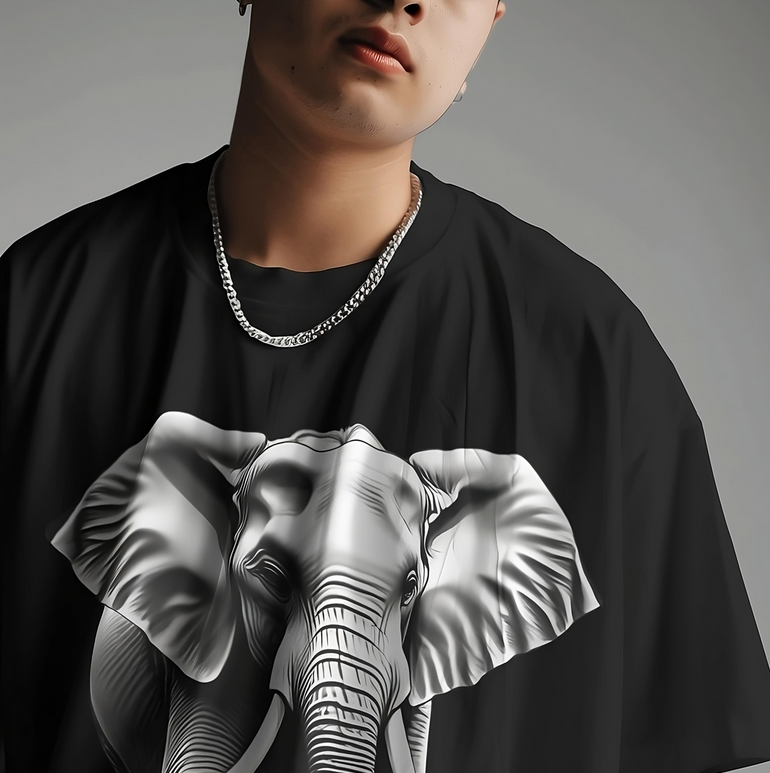 Elephantastic Ride: The Jumbo-Cycle Tee You Never Knew You Needed