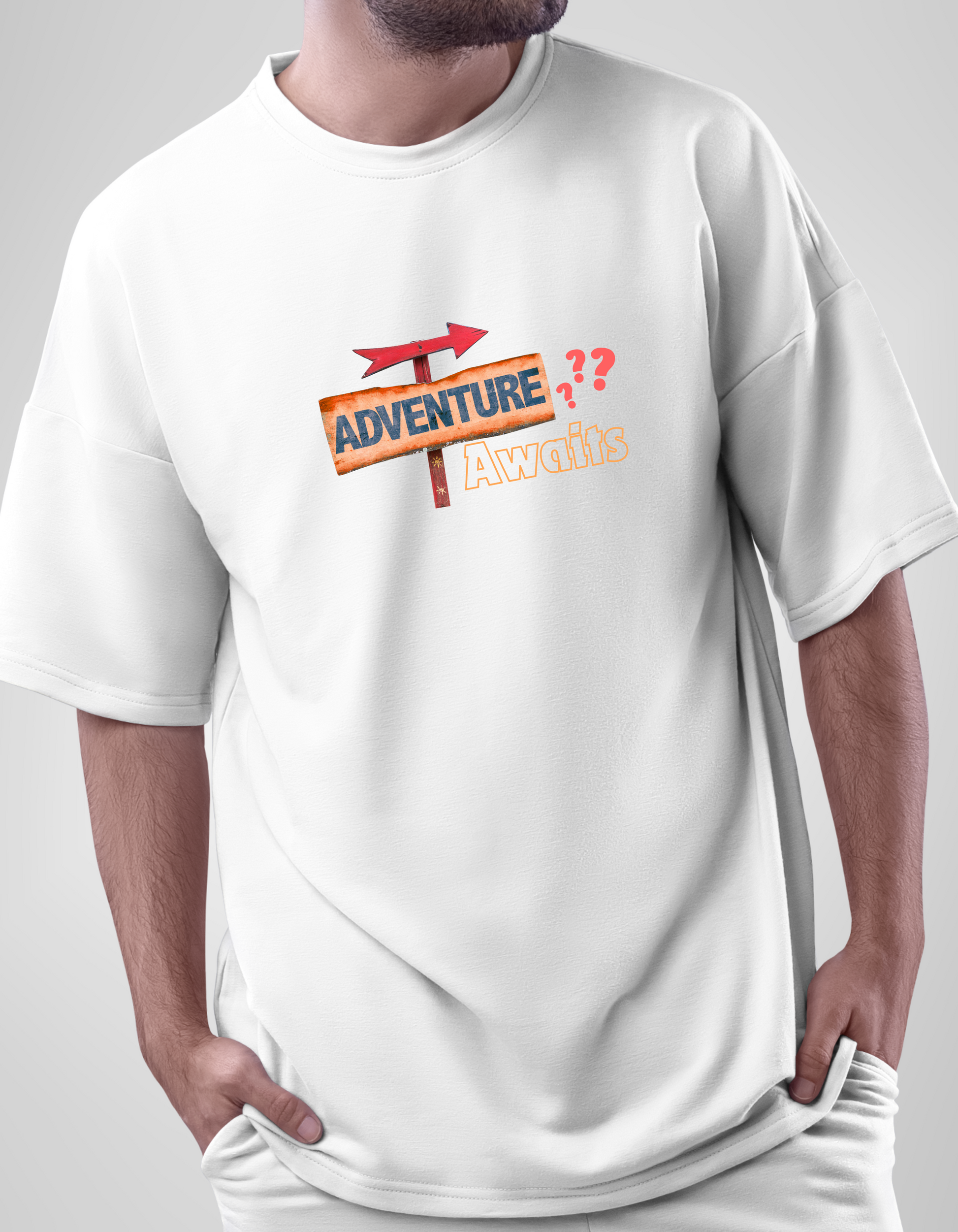 Adventure Awaits? Maybe Later – The Oversized Tee for Procrastinating Adventurers!