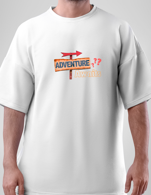 Adventure Awaits? Maybe Later – The Oversized Tee for Procrastinating Adventurers!