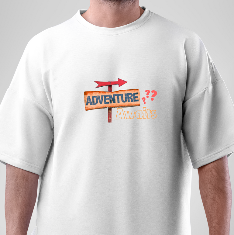 Adventure Awaits? Maybe Later – The Oversized Tee for Procrastinating Adventurers!