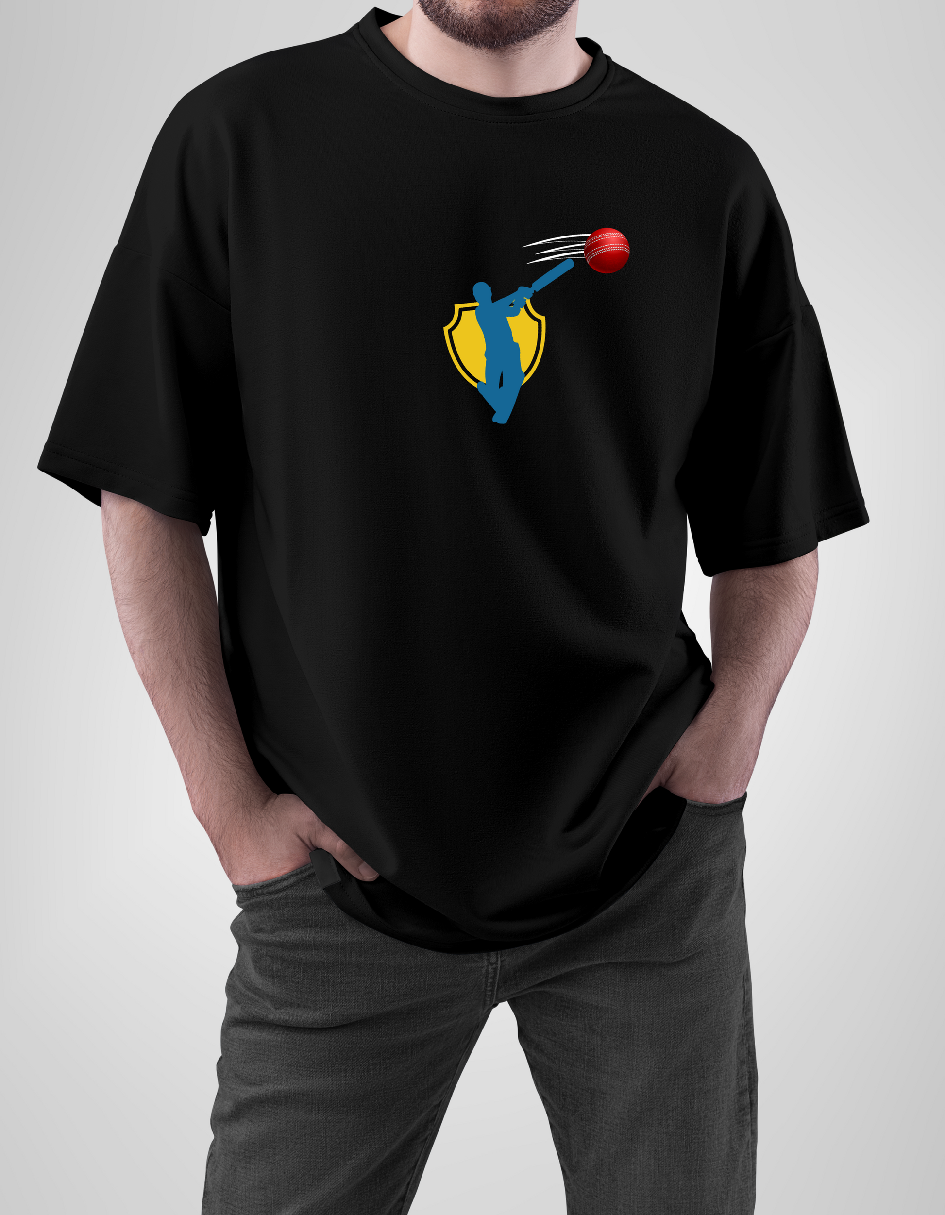 "Cricket Vibes" Oversized T-Shirt