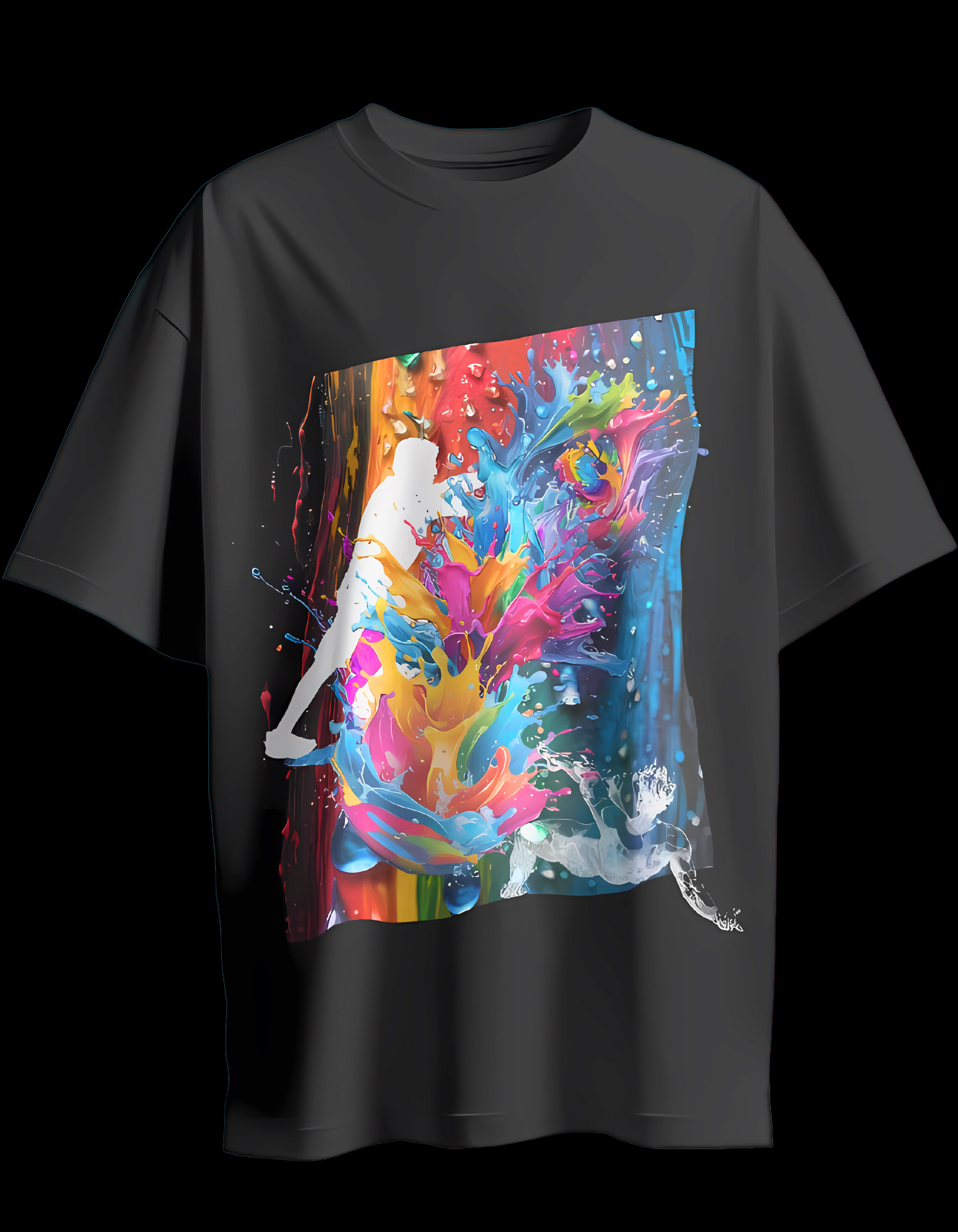 The Epic Paint Splash Tee: Where Bold Art Meets an Unfortunate Trip