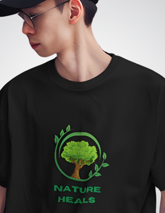 "Nature Heals Tee – When Nature's Therapy is Just a T-Shirt Away!"