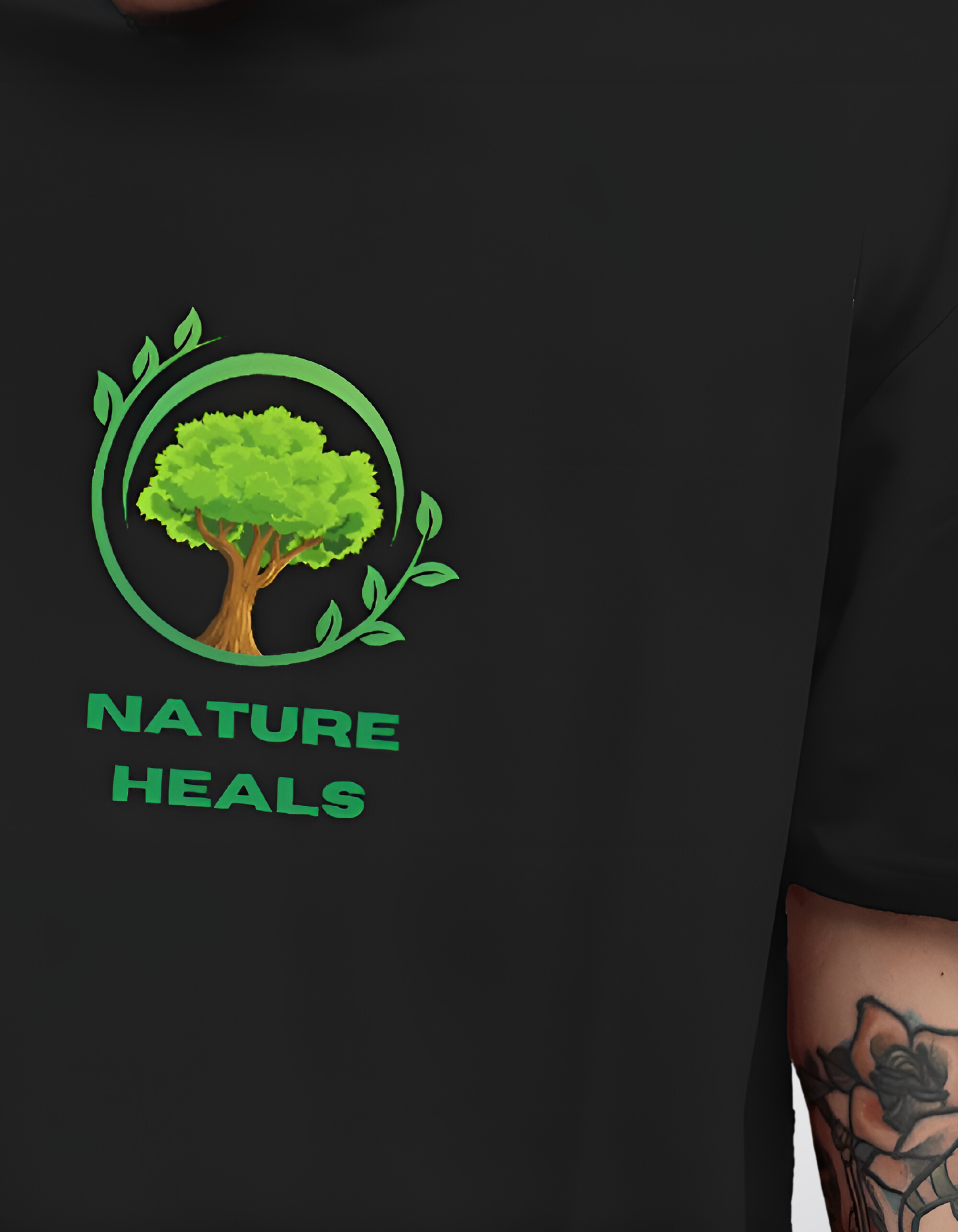 "Nature Heals Tee – When Nature's Therapy is Just a T-Shirt Away!"