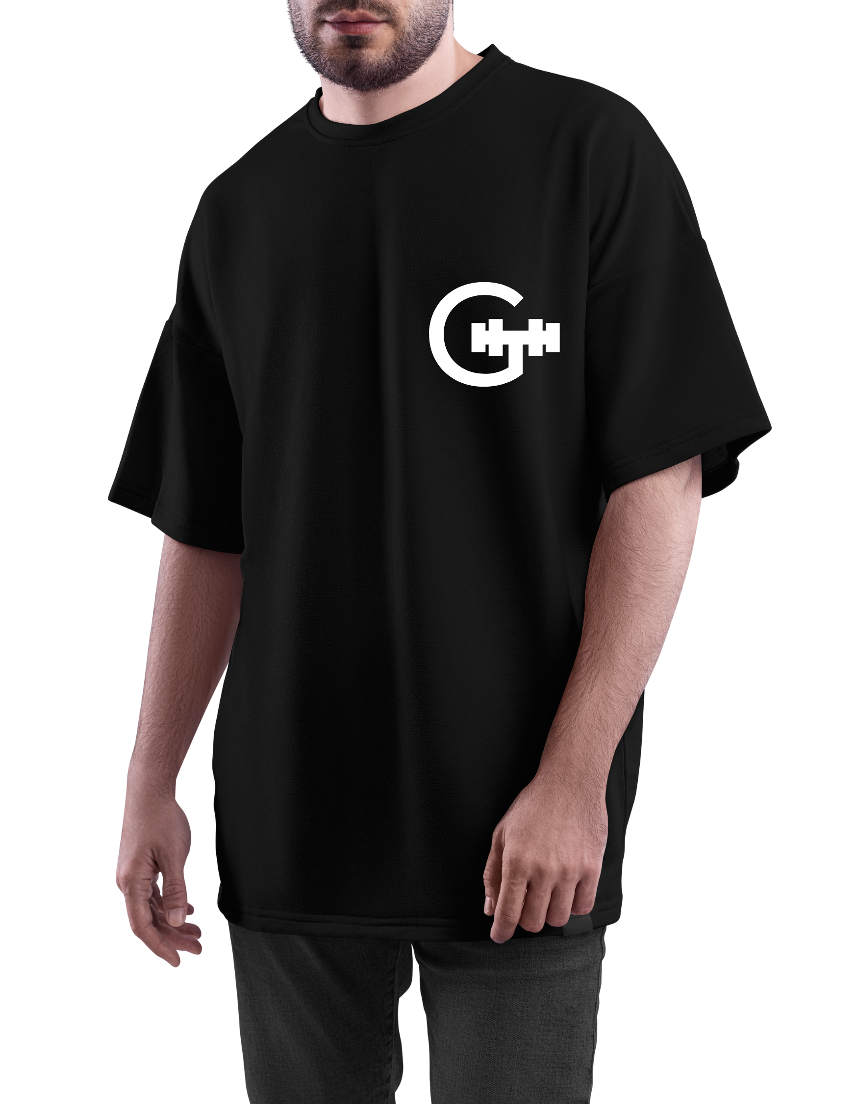 "Ultimate Anime Oversize Set: 'Berserk' Black & 'Kakarot' White Tees"