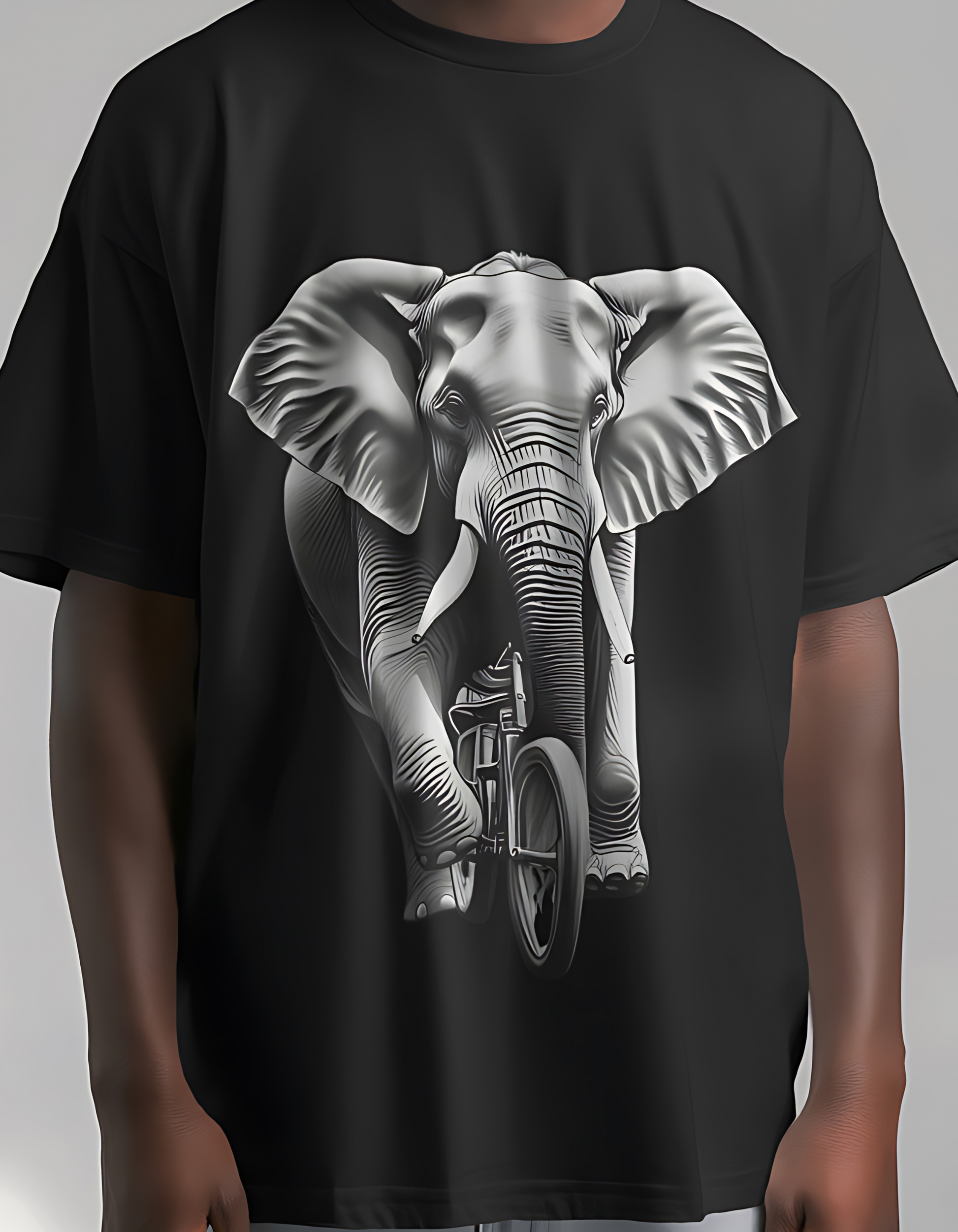 Elephantastic Ride: The Jumbo-Cycle Tee You Never Knew You Needed