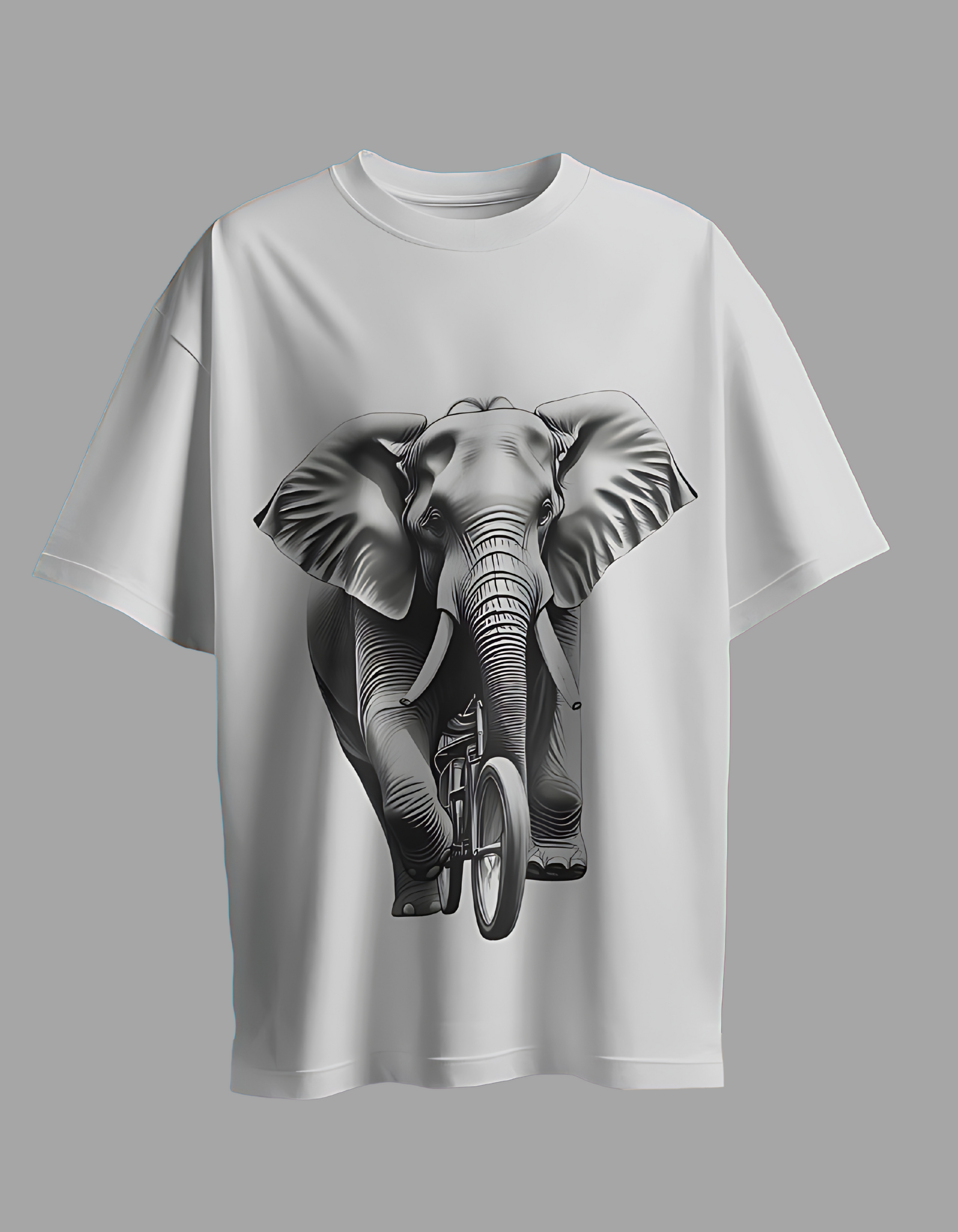 Elephantastic Ride: The Jumbo-Cycle Tee You Never Knew You Needed