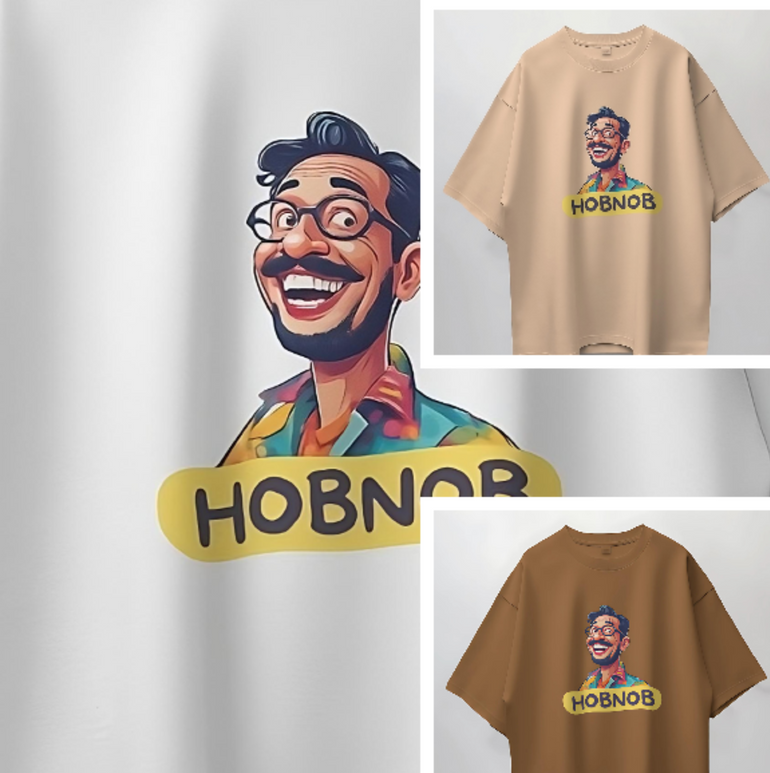The Hilarious Hobnob Tee – Bigger, Bolder, Funnier