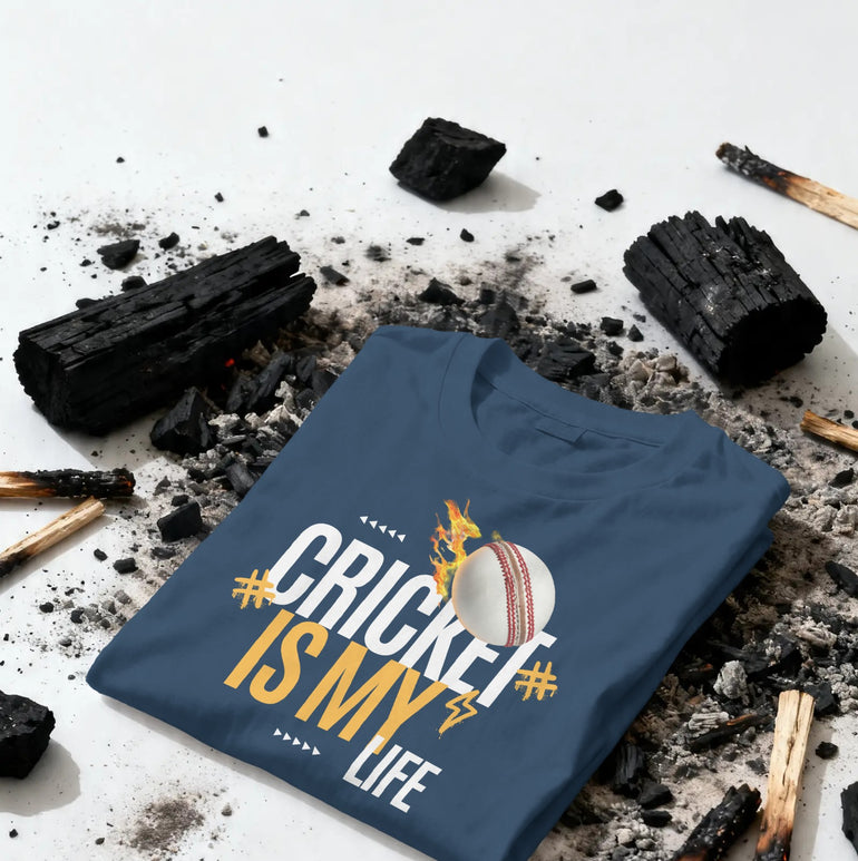 Cricket Is My Life Oversized T-Shirt – Fire Edition