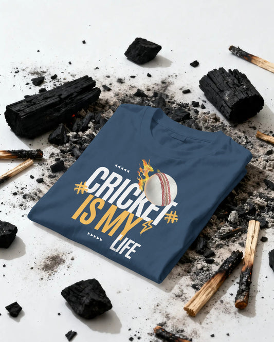 Cricket Is My Life Oversized T-Shirt – Fire Edition