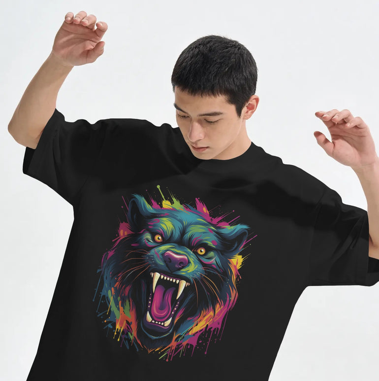 Vortex Panther Oversized Tee