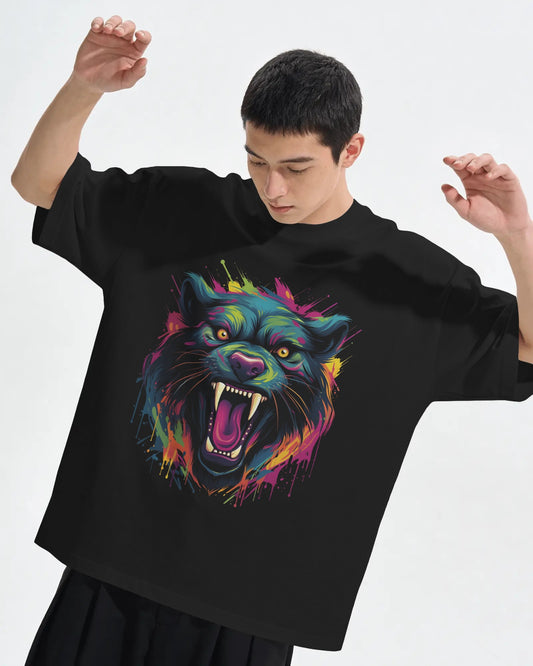 Vortex Panther Oversized Tee