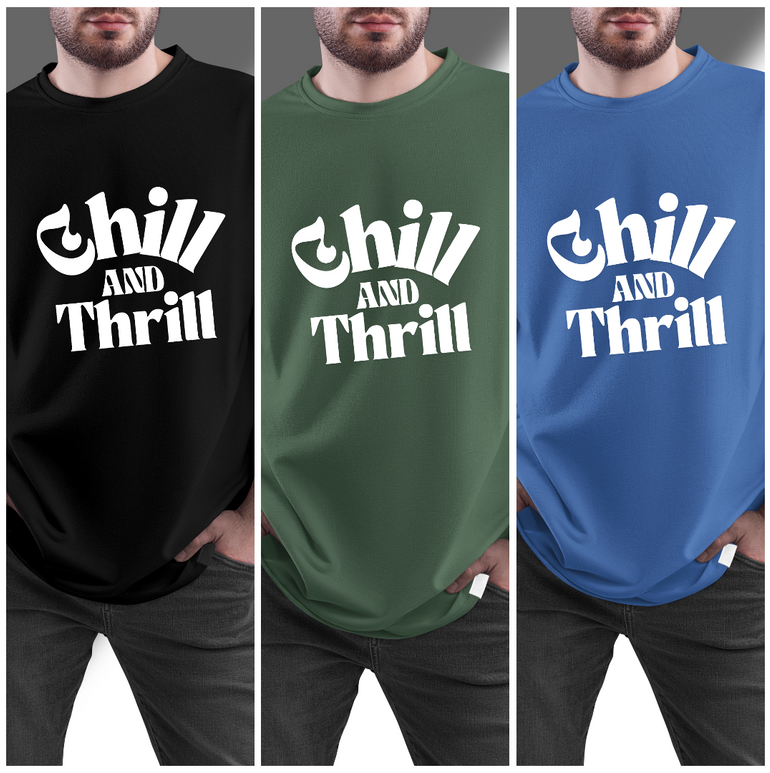 Relax in Style: Chill and Thrill Tee