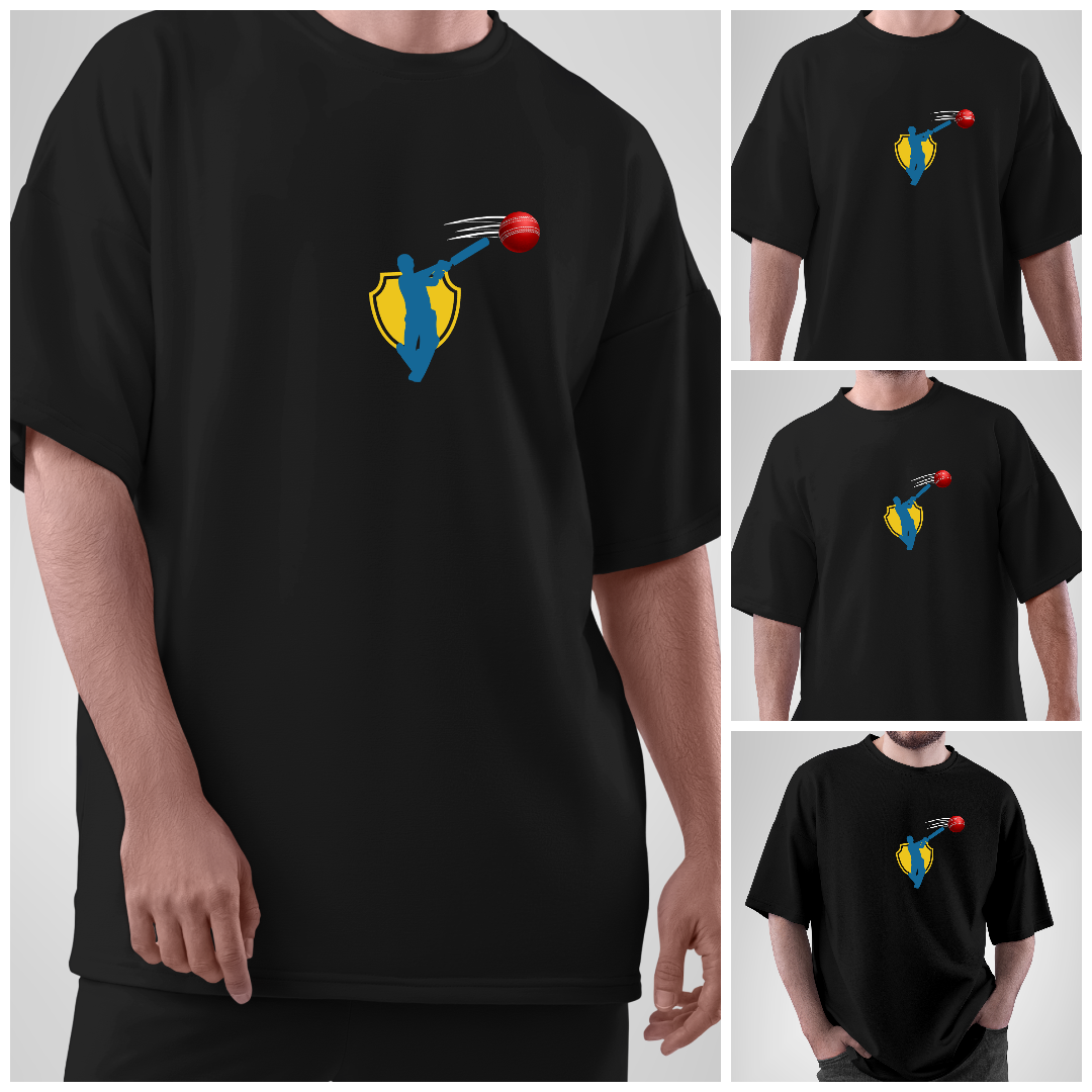 "Cricket Vibes" Oversized T-Shirt