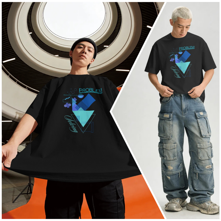 Problem Solving Oversized T-Shirt – Abstract Street Edition