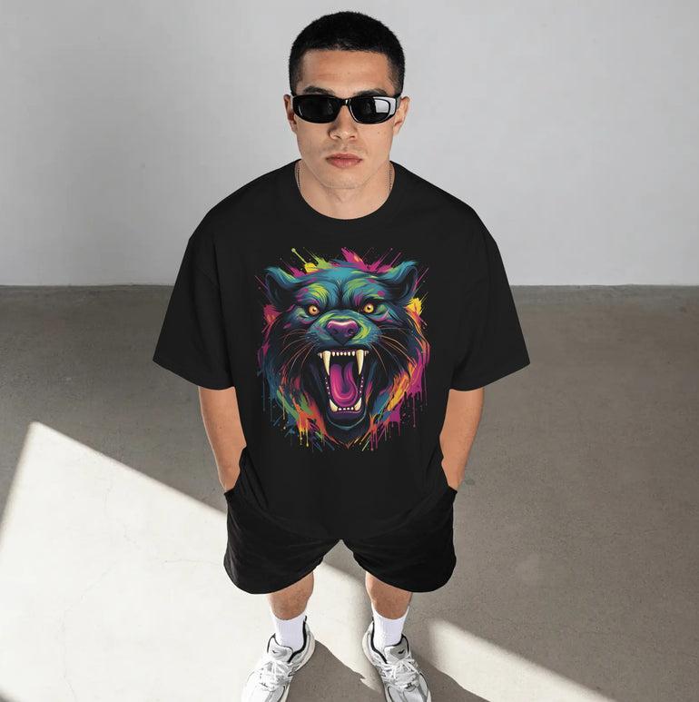 Vortex Panther Oversized Tee