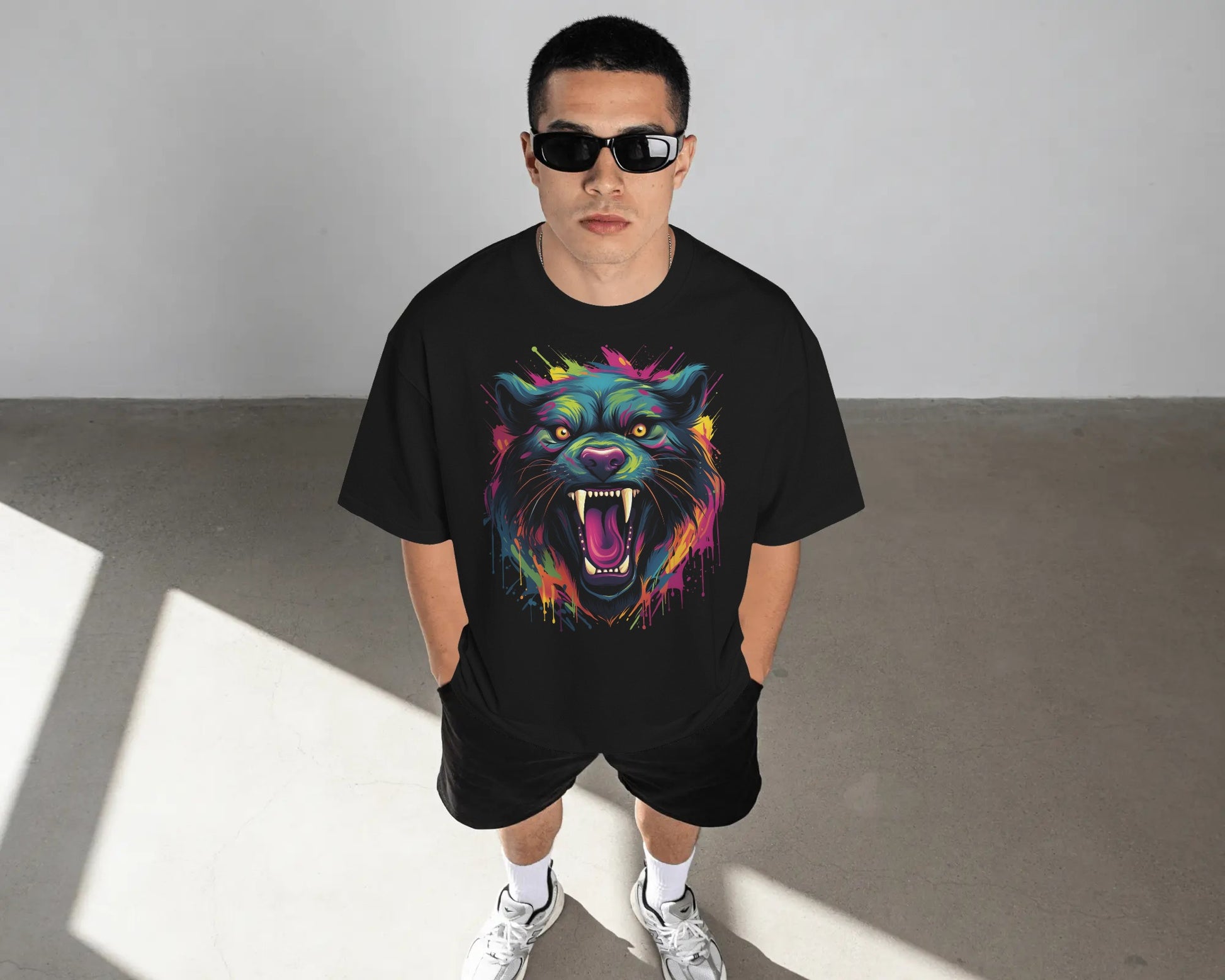 Vortex Panther Oversized Tee