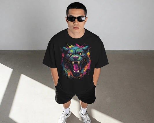 Vortex Panther Oversized Tee